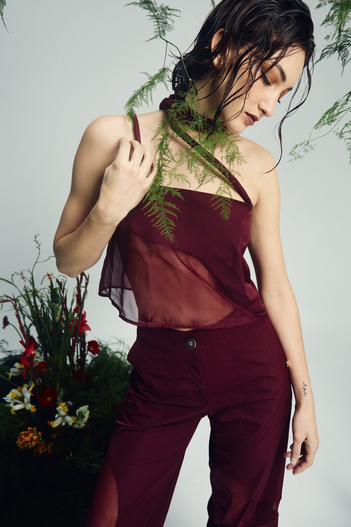 YACARE BURGUNDY TOP