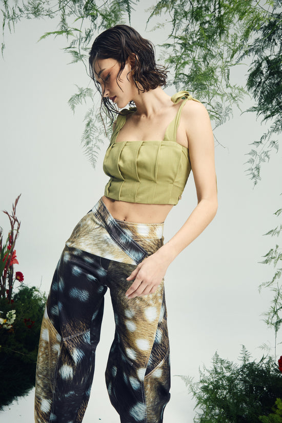 LUCIDUM OLIVE TOP