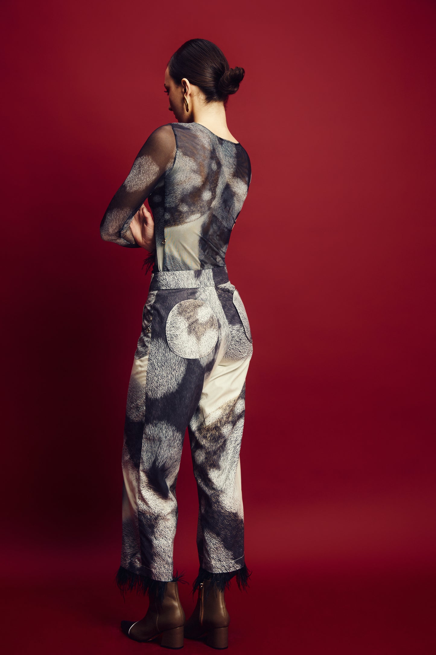 Sinuara Print Pant