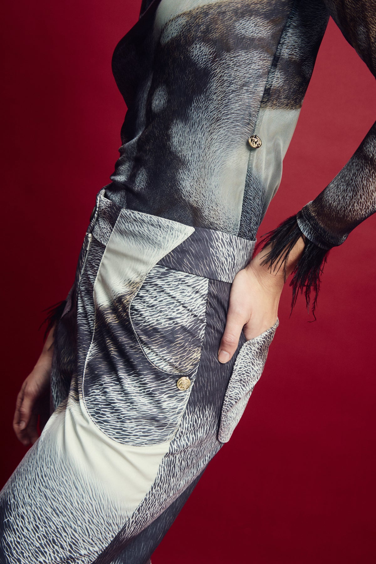 Sinuara Print Pant