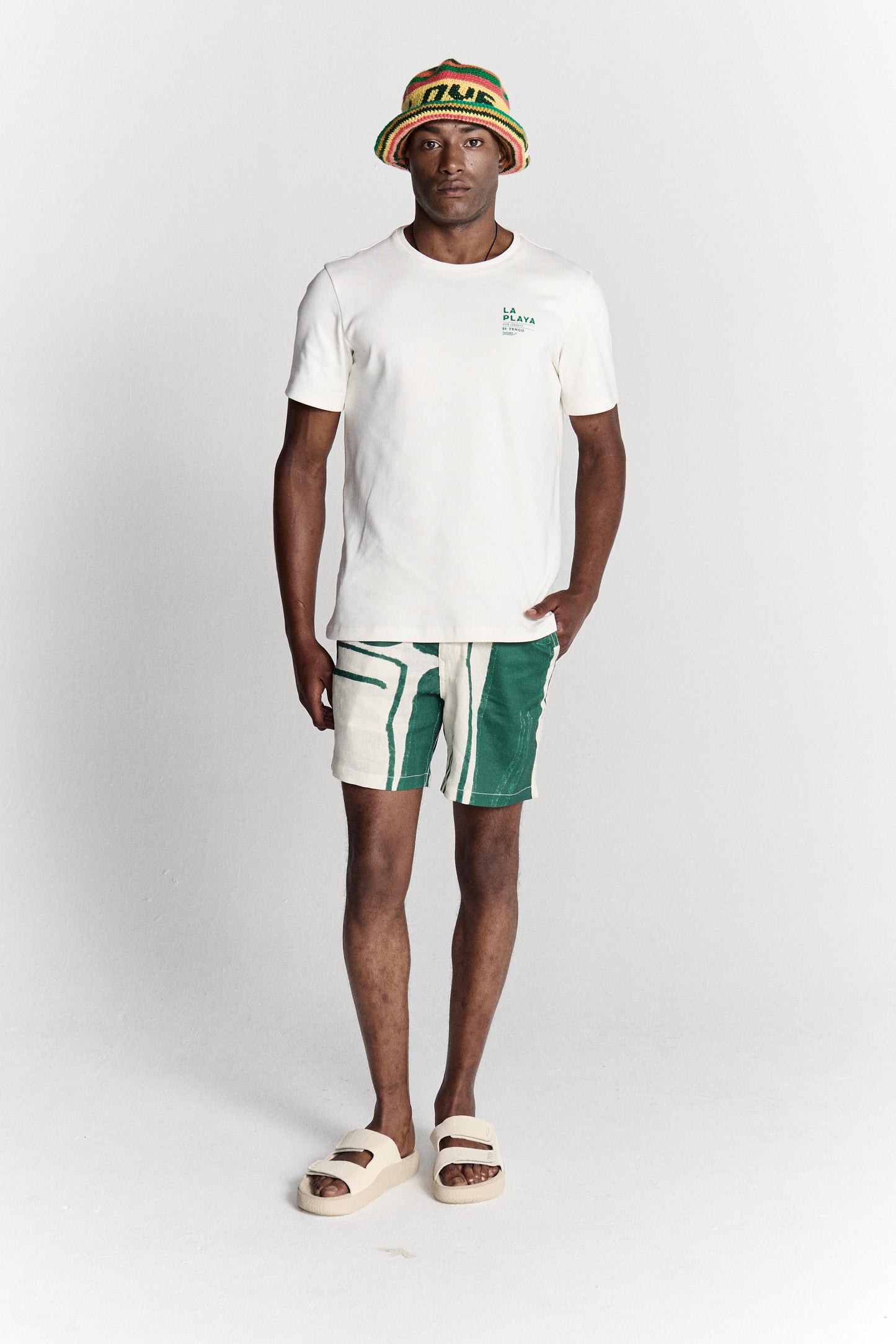 Agua e Coco Printed Bermuda