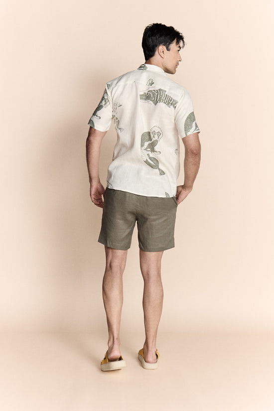 Iguana Linen Shirt