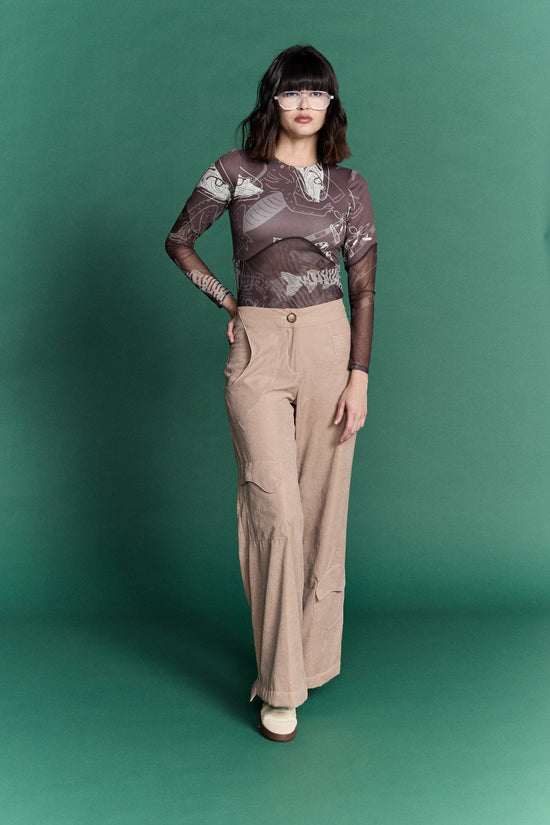 Trapezoida Tan Pant