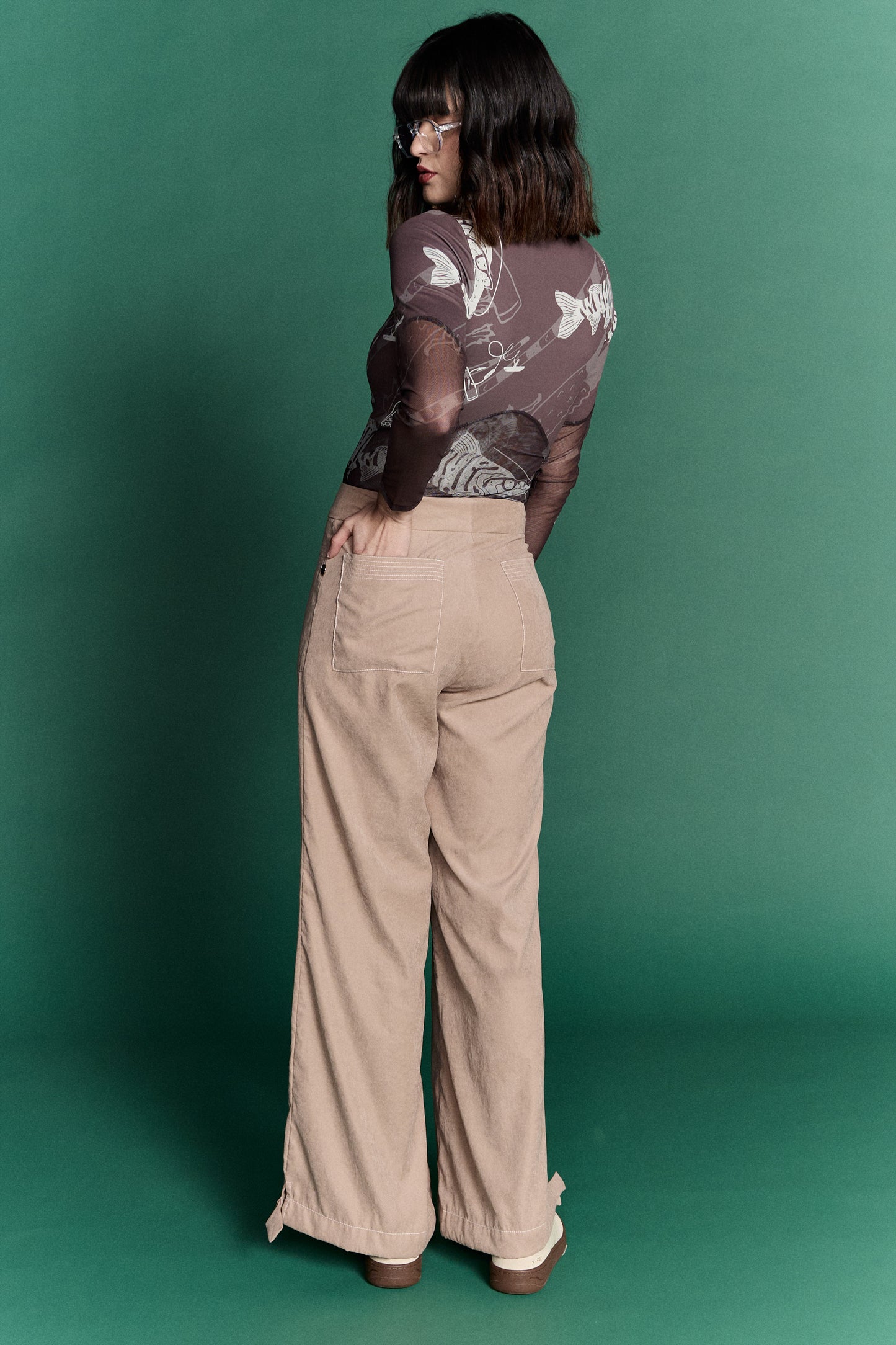 Trapezoida Tan Pant