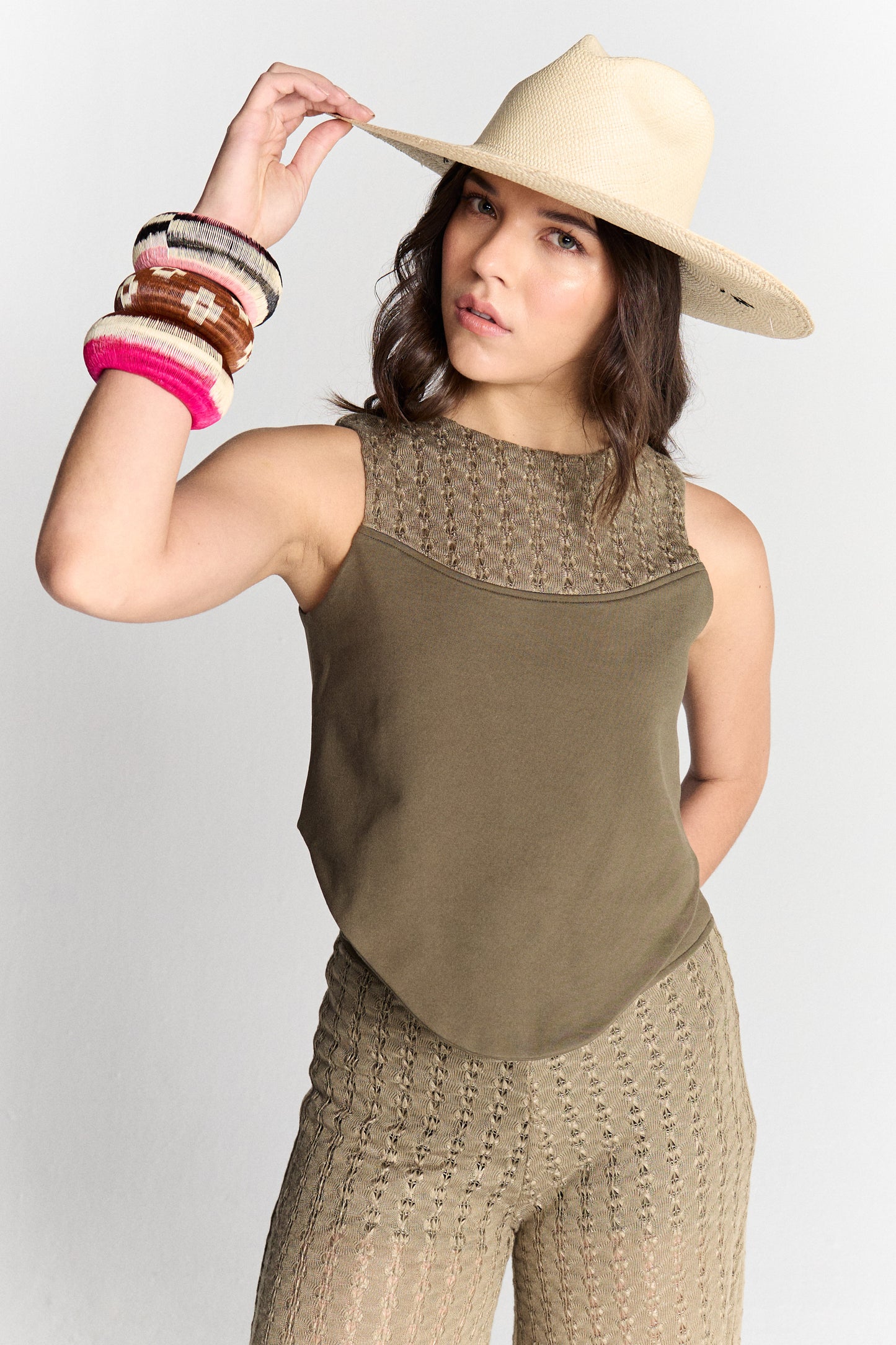 Coralito Olive Top