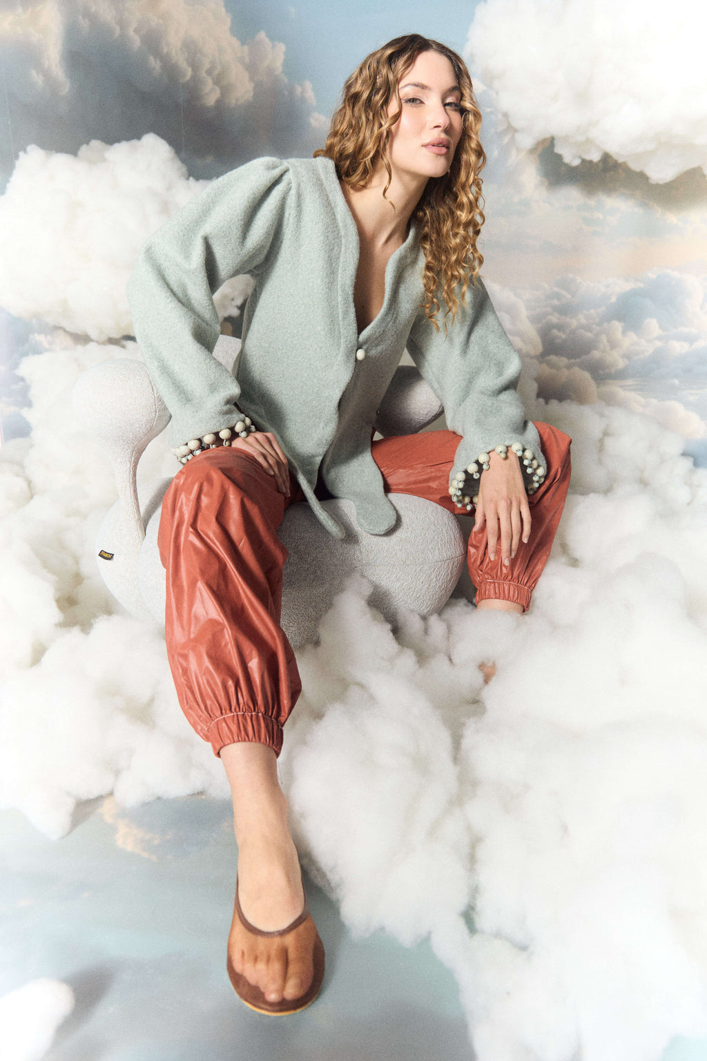 SINUATA PEACH PANT