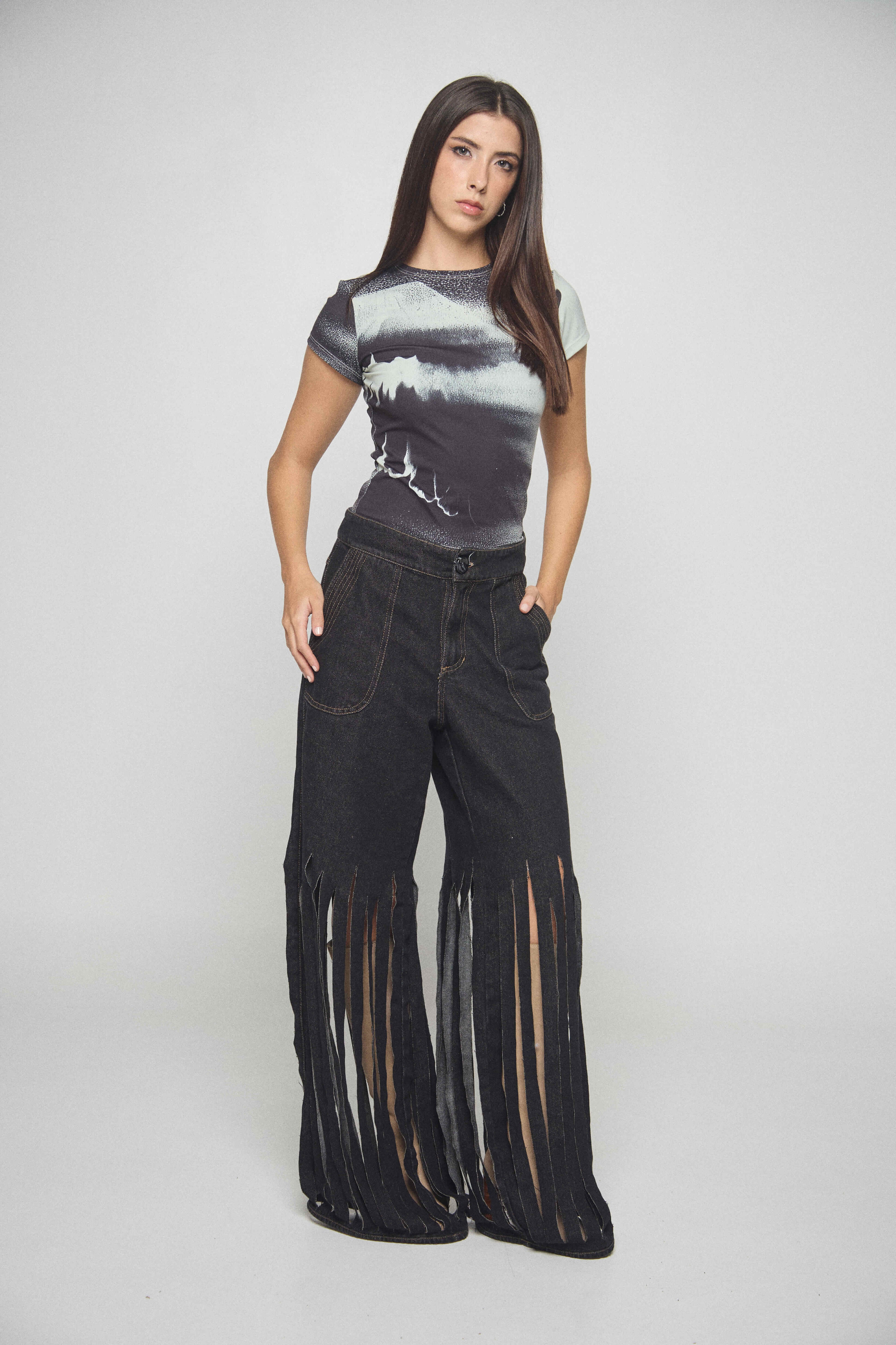 SWAN PRINT TOP