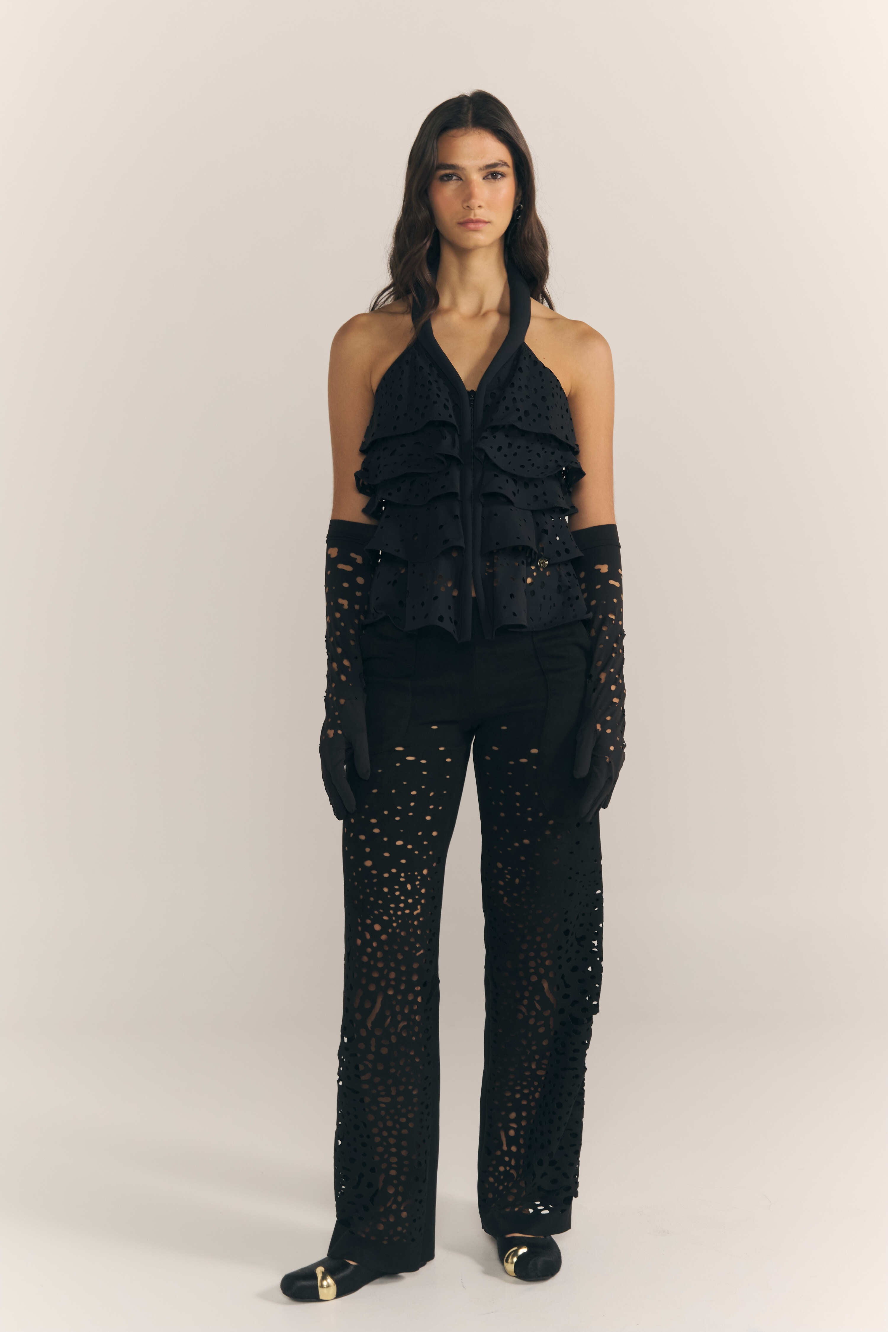 NARWHAL TOP BLACK