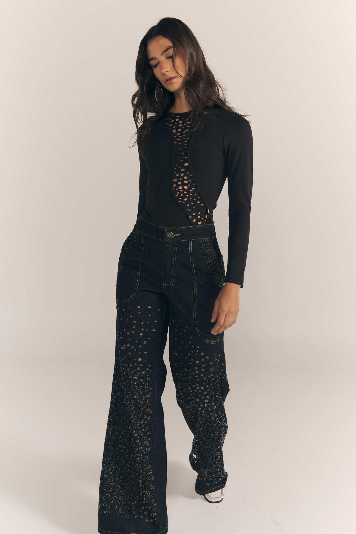 MINKE JEAN BLACK