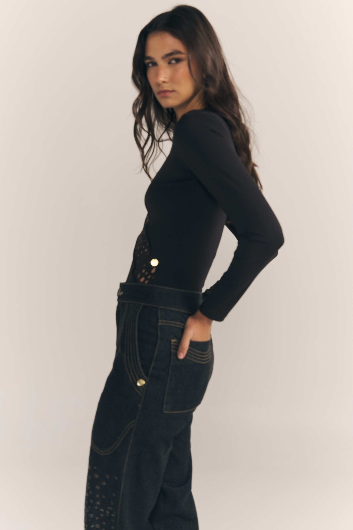 MINKE JEAN BLACK