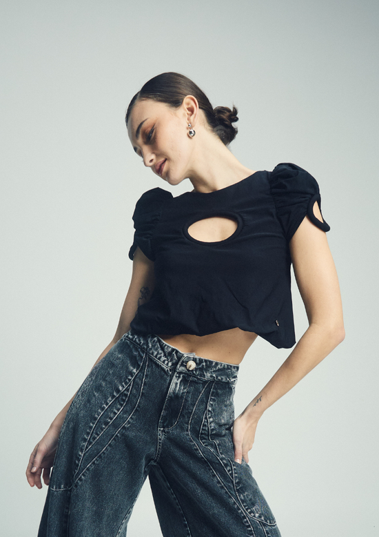 GARDENIA BLACK TOP
