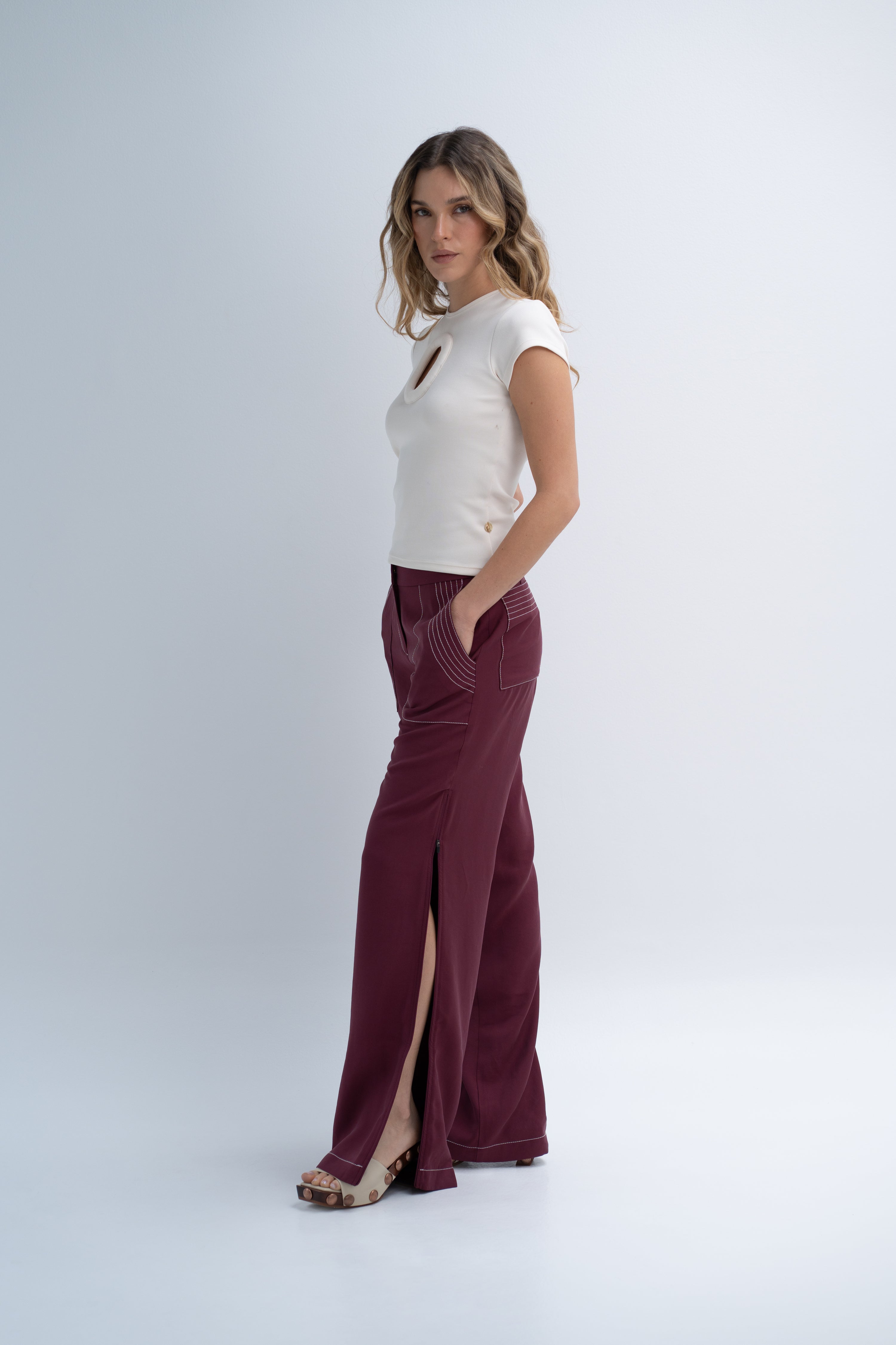 JAGUARIAN PANT MERLOT
