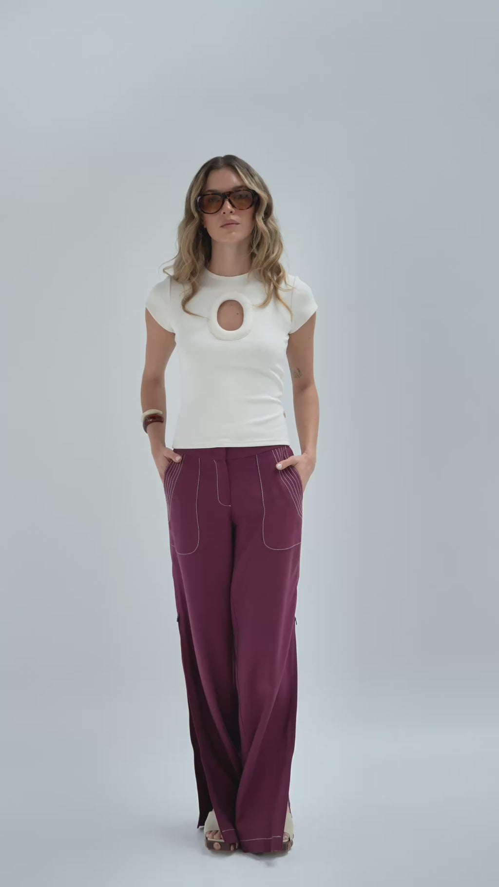 JAGUARIAN PANT MERLOT