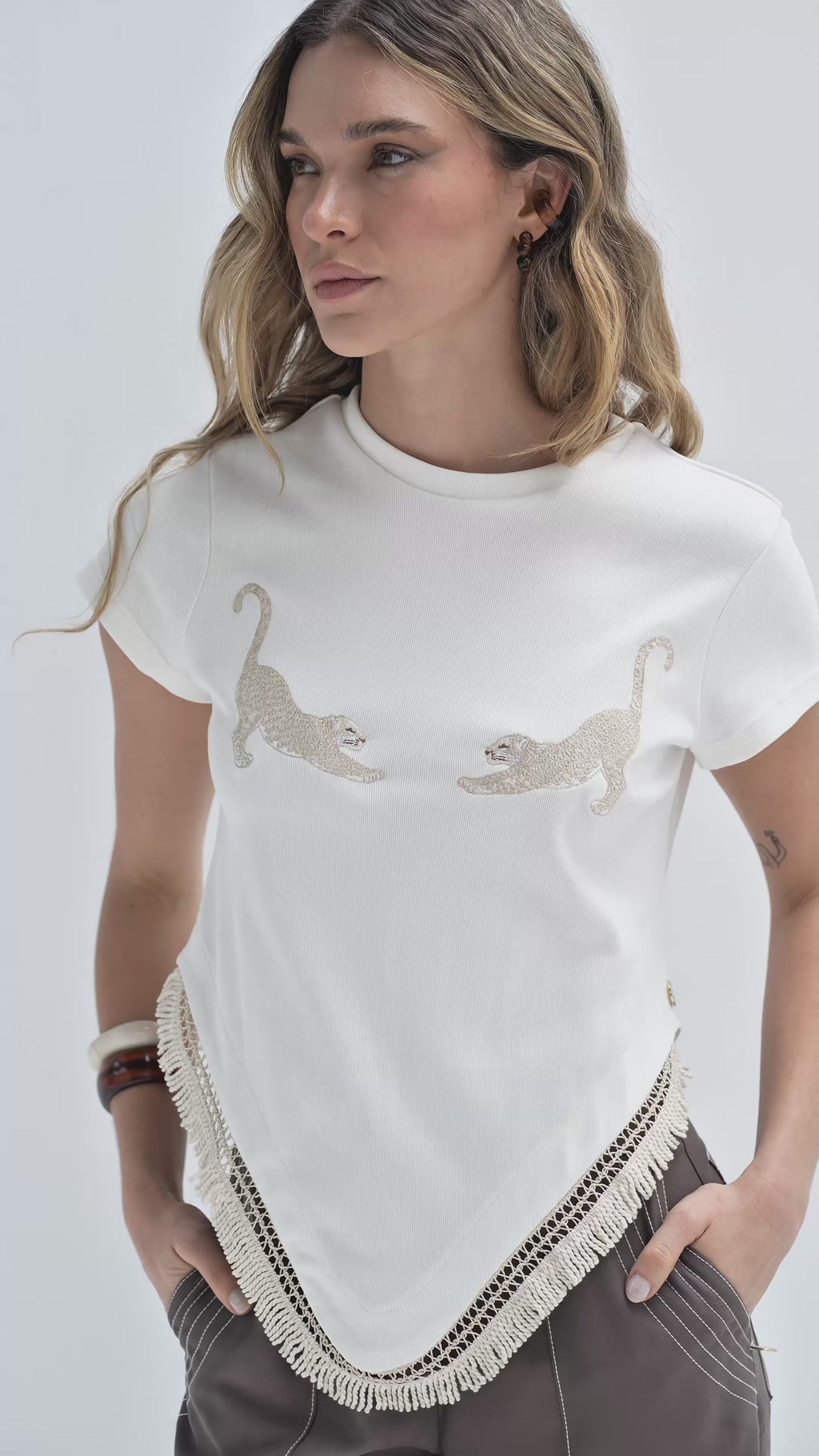 PANTHERA T-SHIRT IVORY